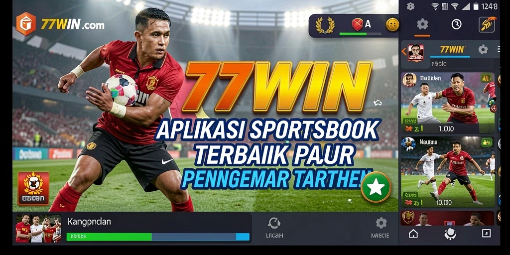 Tampilan gameplay Sportsbook yang menegangkan di 77WIN.