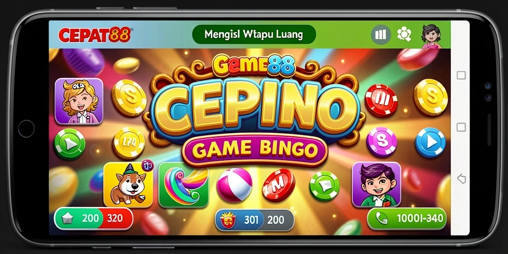 Tampilan gameplay Bingo yang seru dan interaktif.