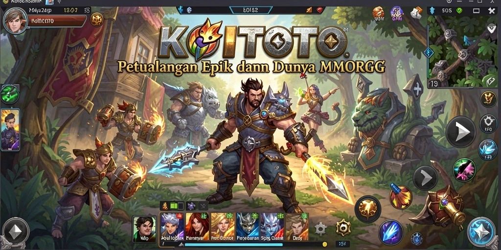 Tangkapan layar gameplay yang menunjukkan aksi seru di <strong>KOITOTO</strong>