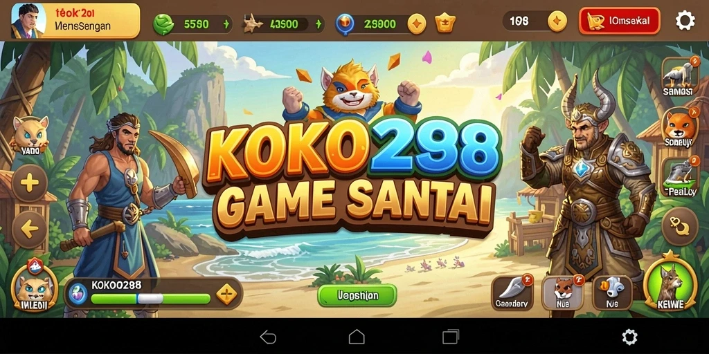 Screenshot menunjukkan gameplay yang mengasyikkan dari KOKO288.