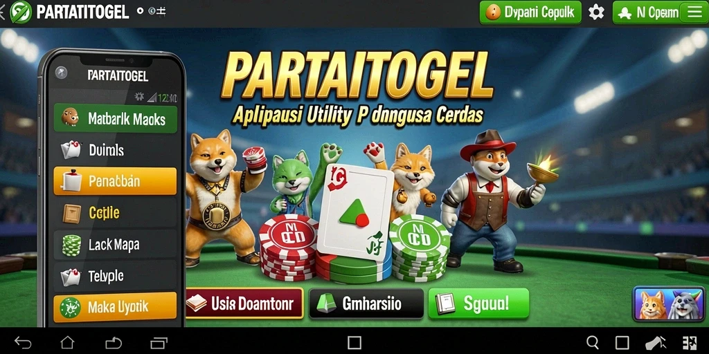 Tampilan utama PARTAITOGEL dengan fitur manajemen utility