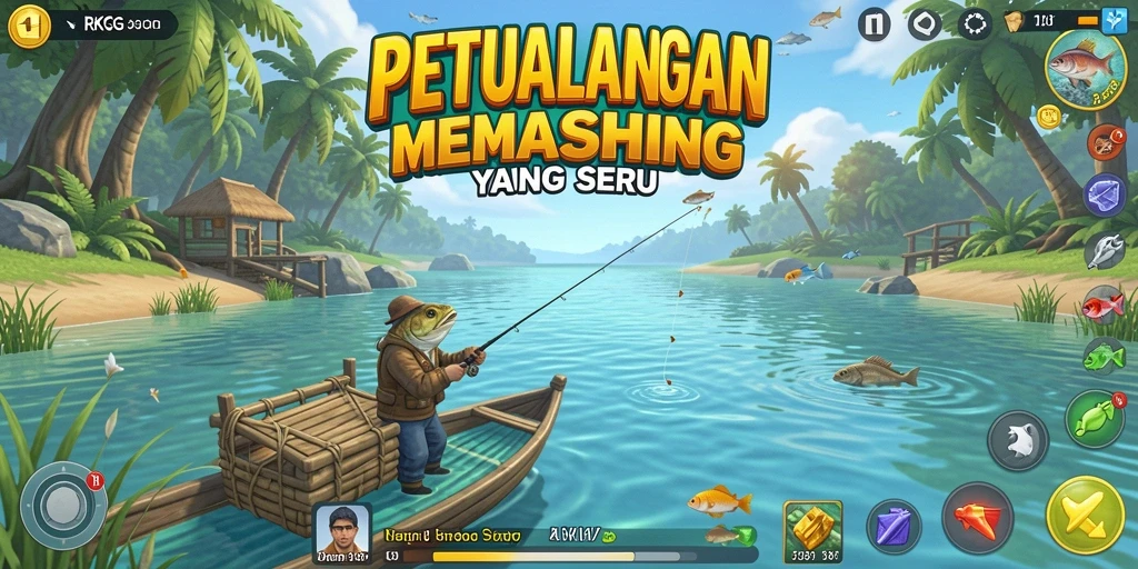 Tangkapan ikan yang epik dalam gameplay RKGG.
